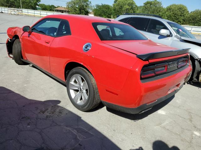 2C3CDZAG1PH542560 - 2023 DODGE CHALLENGER SXT RED photo 2