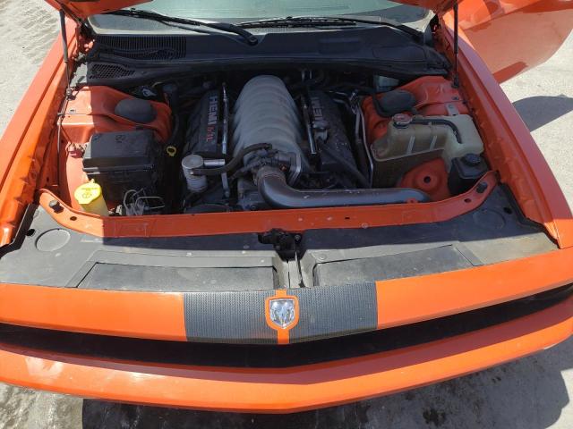 2B3LJ74W49H563810 - 2009 DODGE CHALLENGER SRT-8 ORANGE photo 11