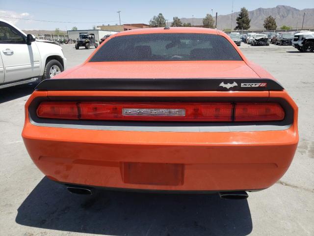 2B3LJ74W49H563810 - 2009 DODGE CHALLENGER SRT-8 ORANGE photo 6