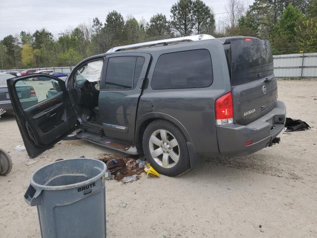 5N1BA0ND8BN612711 - 2011 NISSAN ARMADA SV CHARCOAL photo 2