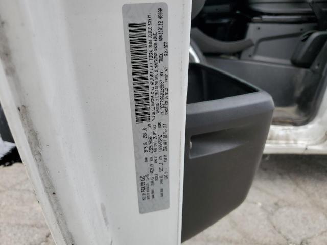 3C6TRVAG1KE509057 - 2019 RAM PROMASTER 1500 STANDARD WHITE photo 12
