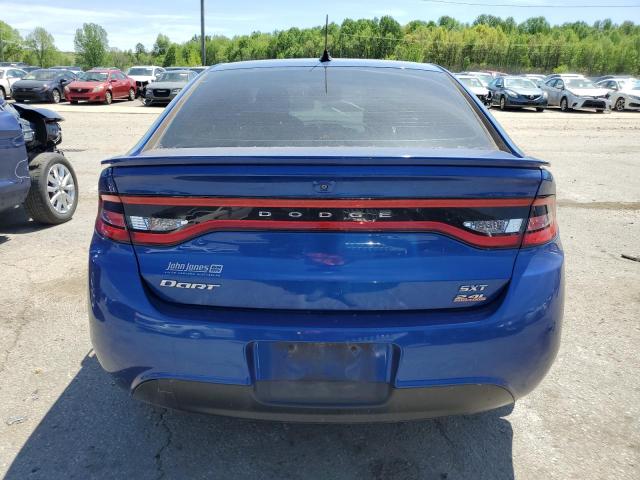 1C3CDFBB4ED682601 - 2014 DODGE DART SXT BLUE photo 6