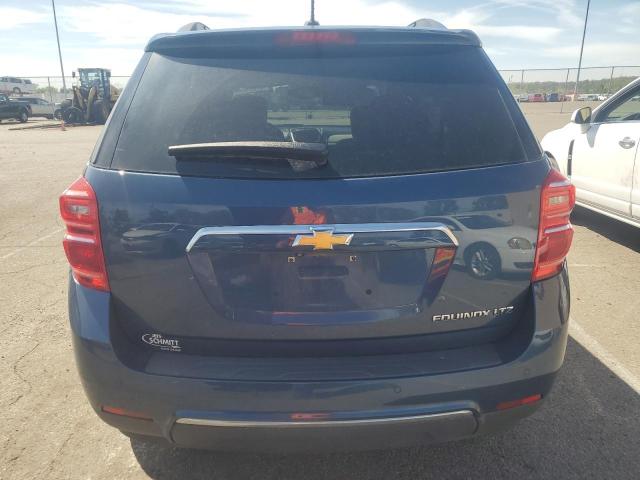 2GNALDEK8G6231119 - 2016 CHEVROLET EQUINOX LTZ BLUE photo 6