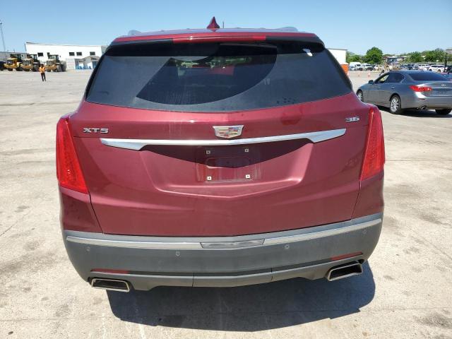 1GYKNARS6HZ227277 - 2017 CADILLAC XT5 BURGUNDY photo 6