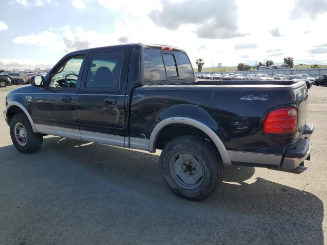 1FTRW08L51KF15523 - 2001 FORD F150 SUPERCREW BLACK photo 2