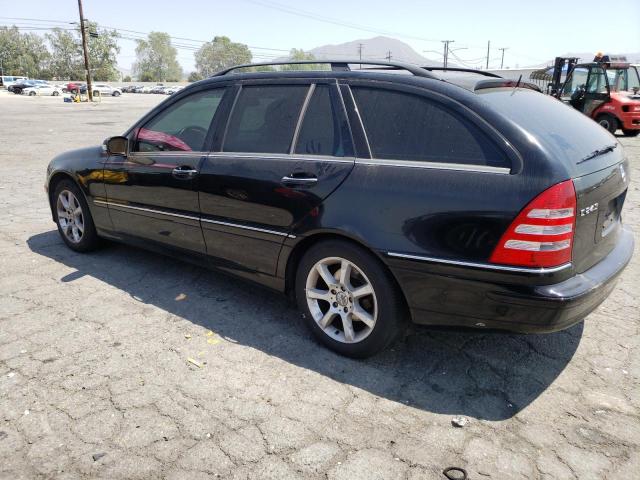 WDBRH61J75F611026 - 2005 MERCEDES-BENZ C 240 SPORTWAGON BLACK photo 2