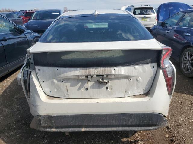 JTDKARFU3H3038840 - 2017 TOYOTA PRIUS WHITE photo 6