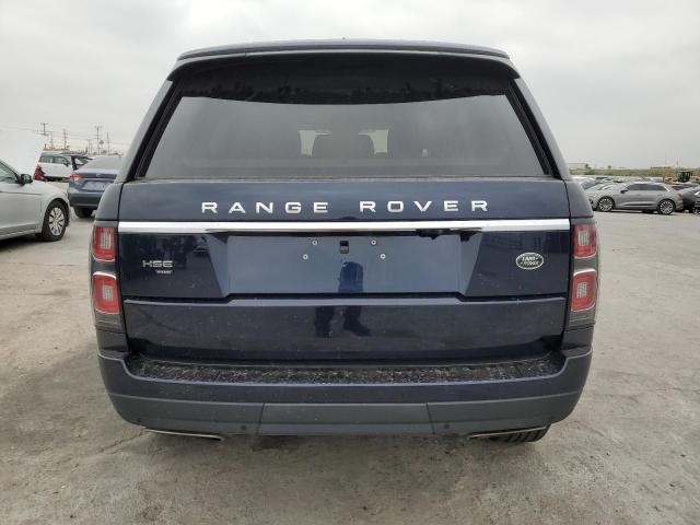 SALGS2RU8LA403337 - 2020 LAND ROVER RANGE ROVE HSE BLUE photo 6