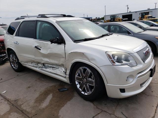 1GKKRTED3CJ151462 - 2012 GMC ACADIA DENALI WHITE photo 4