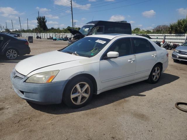 1HGCM56884A070133 - 2004 HONDA ACCORD EX WHITE photo 1