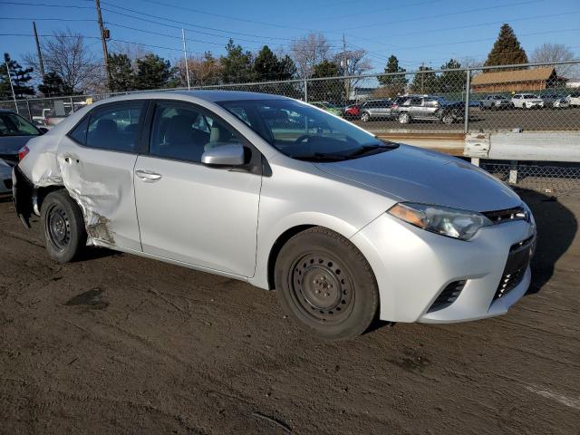 2T1BURHE3GC634095 - 2016 TOYOTA COROLLA L SILVER photo 4