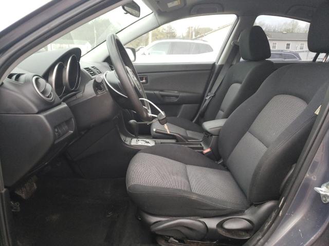 JM1BK32F171692716 - 2007 MAZDA 3 I GRAY photo 7