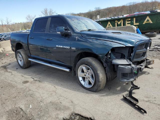 1D7RV1CT2BS527054 - 2011 DODGE RAM 1500 GREEN photo 4