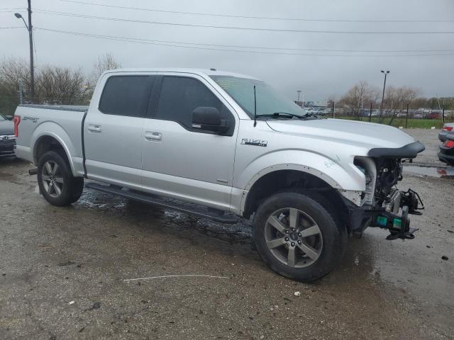 1FTEW1EP7FKE00439 - 2015 FORD F150 SUPERCREW SILVER photo 4