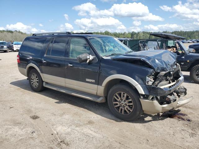 1FMFK18508LA54172 - 2008 FORD EXPEDITION EL EDDIE BAUER BLACK photo 4