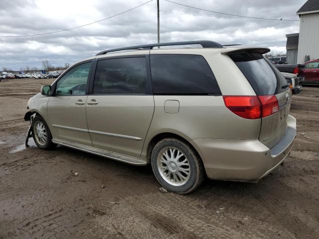 5TDZA22C94S012755 - 2004 TOYOTA SIENNA XLE BEIGE photo 2