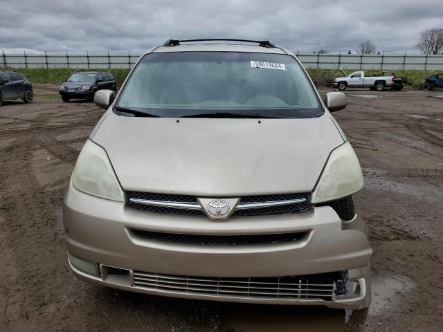 5TDZA22C94S012755 - 2004 TOYOTA SIENNA XLE BEIGE photo 5