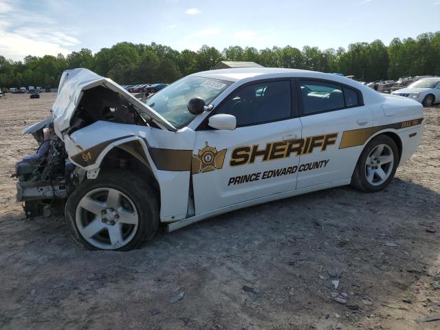 2C3CDXAT5EH142824 - 2014 DODGE CHARGER POLICE WHITE photo 1