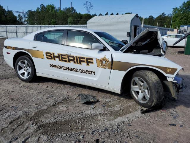 2C3CDXAT5EH142824 - 2014 DODGE CHARGER POLICE WHITE photo 4