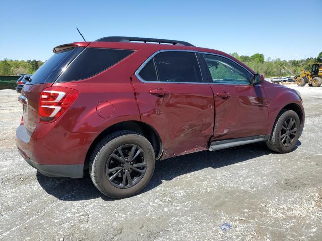 2GNALCEK1G6131759 - 2016 CHEVROLET EQUINOX LT BURGUNDY photo 3