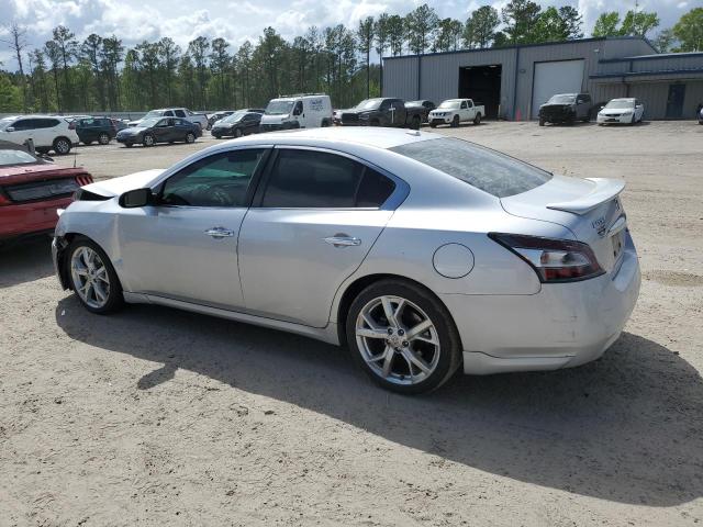 1N4AA5AP1CC833714 - 2012 NISSAN MAXIMA S SILVER photo 2