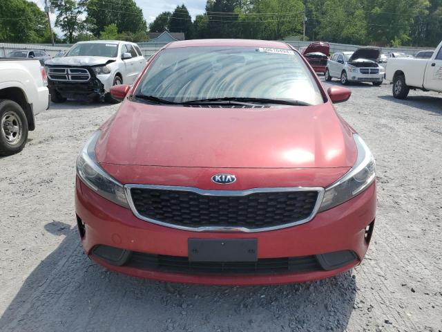 3KPFL4A73JE255416 - 2018 KIA FORTE LX RED photo 5