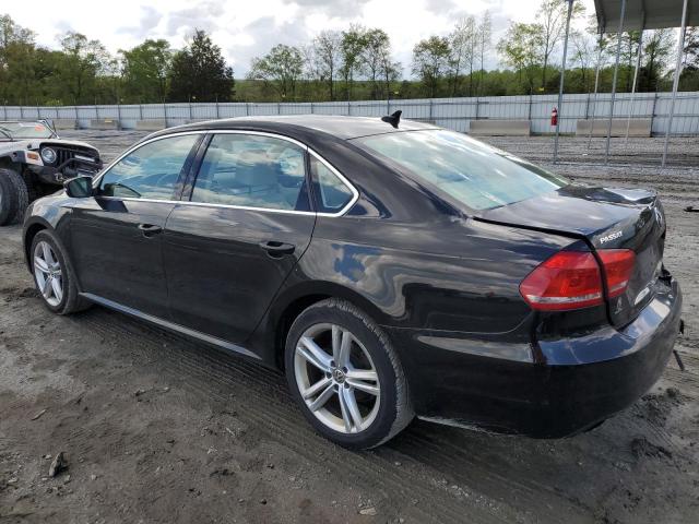 1VWBS7A34EC116597 - 2014 VOLKSWAGEN PASSAT SE BLACK photo 2