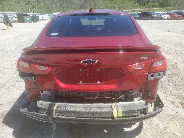 1G1ZG5ST3MF042164 - 2021 CHEVROLET MALIBU RS 红色 照片 6