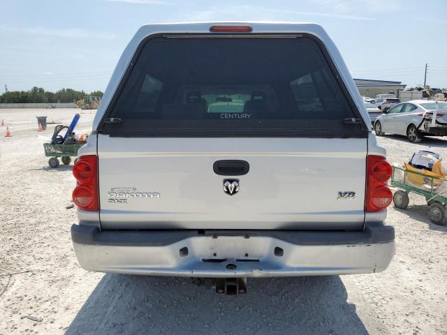 1D7HE42N45S149243 - 2005 DODGE DAKOTA SLT SILVER photo 6