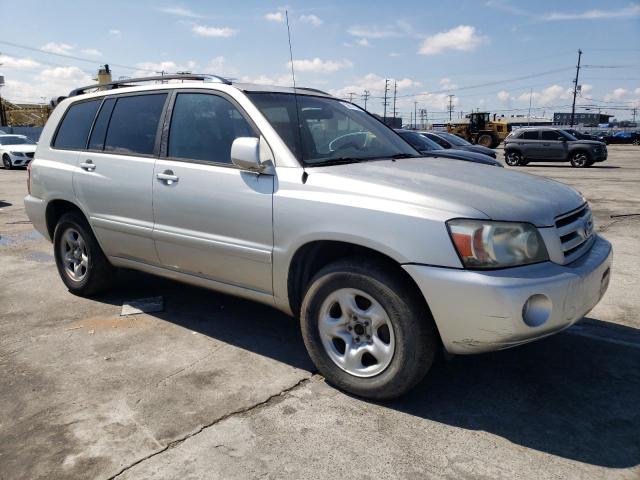 JTEDD21A950112842 - 2005 TOYOTA HIGHLANDER GRAY photo 4