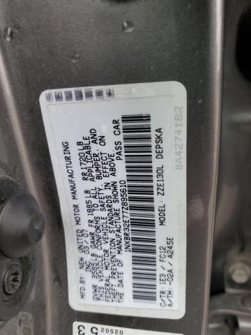 1NXBR32E77Z895610 - 2007 TOYOTA COROLLA CE GRAY photo 12