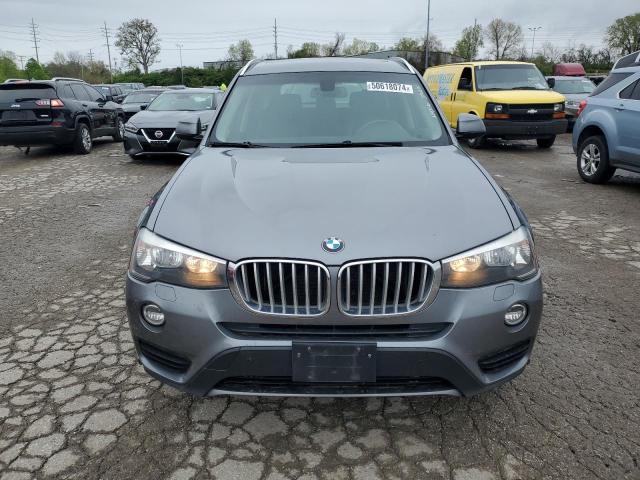 5UXWX9C56G0D65358 - 2016 BMW X3 XDRIVE28I GRAY photo 5