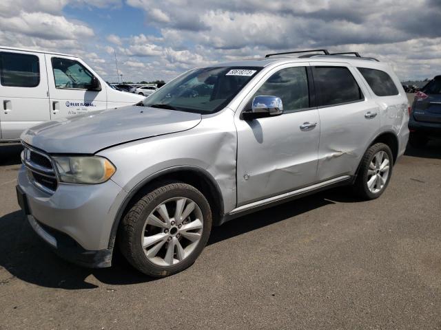 1D4SD4GTXBC696908 - 2011 DODGE DURANGO CREW SILVER photo 1