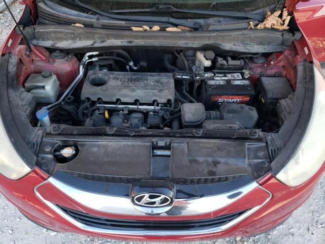 KM8JU3AC8BU212445 - 2011 HYUNDAI TUCSON GLS RED photo 12