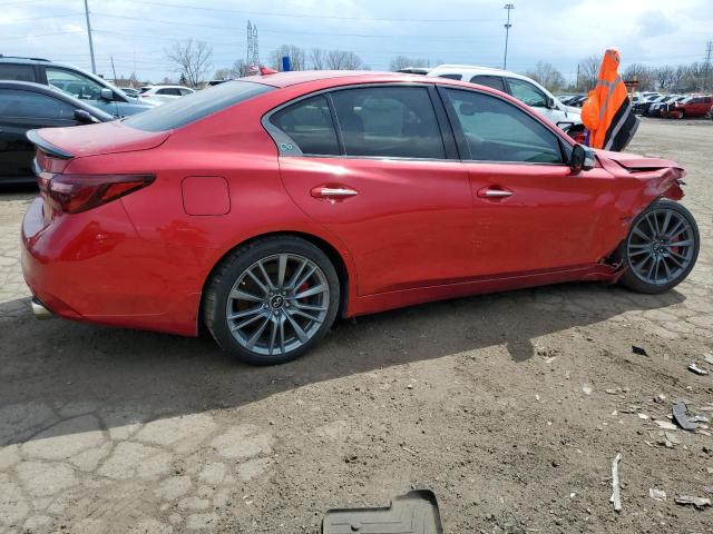 JN1FV7DP1MM850443 - 2021 INFINITI Q50 RED SPORT 400 RED photo 3