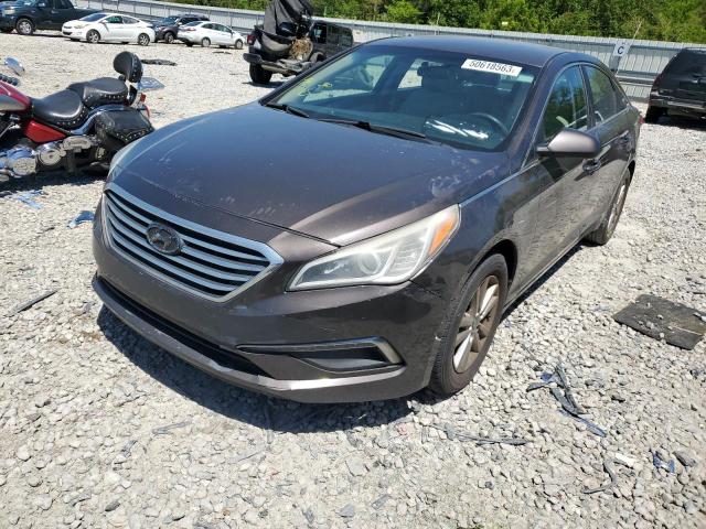 5NPE24AF1FH183303 - 2015 HYUNDAI SONATA SE BROWN photo 1