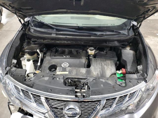 JN8AZ1MW3DW300315 - 2013 NISSAN MURANO S GRAY photo 11