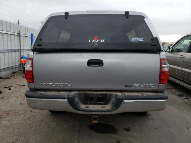5TBBT44195S471085 - 2005 TOYOTA TUNDRA ACCESS CAB SR5 GRAY photo 6