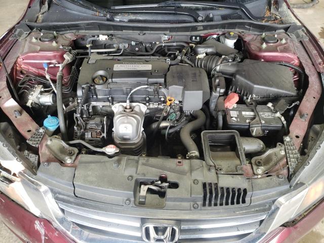 1HGCR2F3XDA111897 - 2013 HONDA ACCORD LX BURGUNDY photo 11