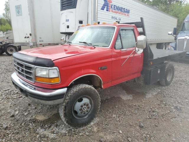 1FDKF38G6TEA07970 - 1996 FORD F350 RED photo 1