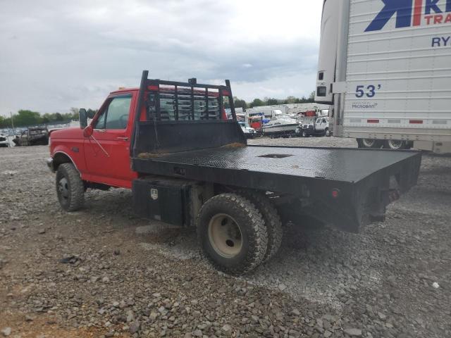 1FDKF38G6TEA07970 - 1996 FORD F350 RED photo 2