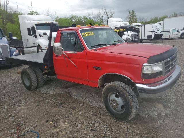 1FDKF38G6TEA07970 - 1996 FORD F350 RED photo 4