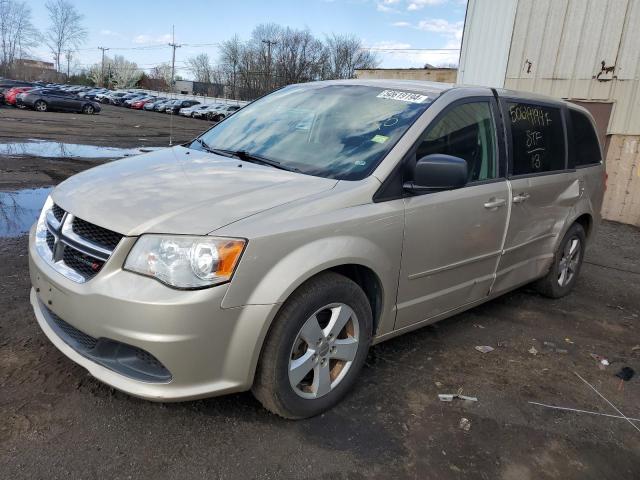 2C4RDGBG4DR660293 - 2013 DODGE GRAND CARA SE BEIGE photo 1