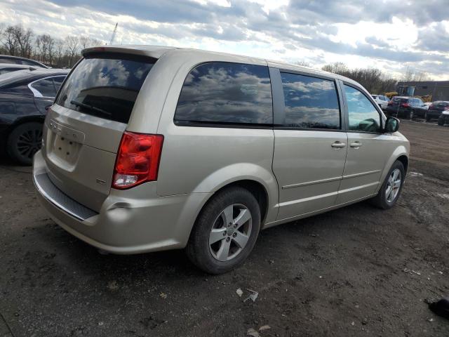 2C4RDGBG4DR660293 - 2013 DODGE GRAND CARA SE BEIGE photo 3