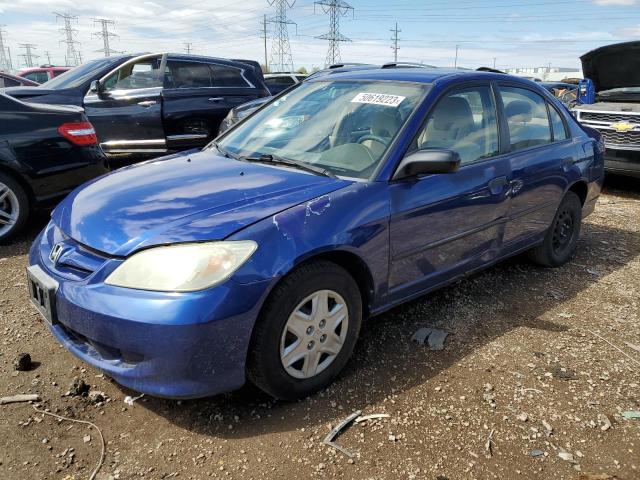 1HGES16315L015248 - 2005 HONDA CIVIC DX VP 蓝色 照片 1