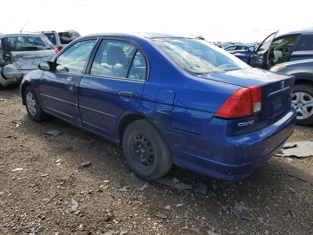 1HGES16315L015248 - 2005 HONDA CIVIC DX VP 蓝色 照片 2