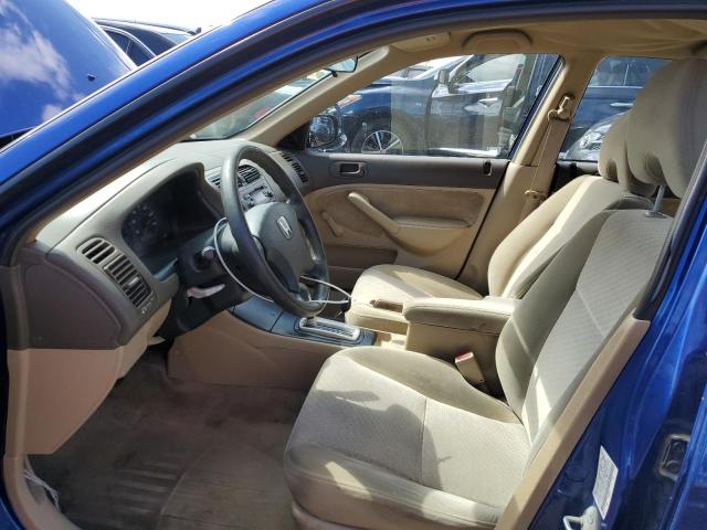 1HGES16315L015248 - 2005 HONDA CIVIC DX VP 蓝色 照片 7