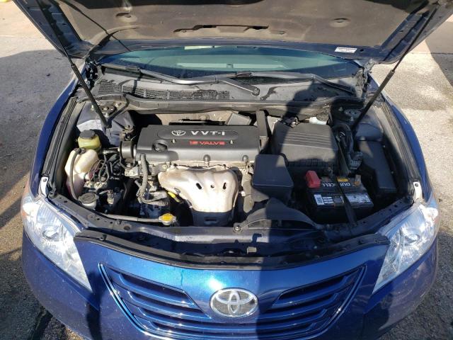 4T1BE46K87U020182 - 2007 TOYOTA CAMRY LE A CE BLUE photo 11