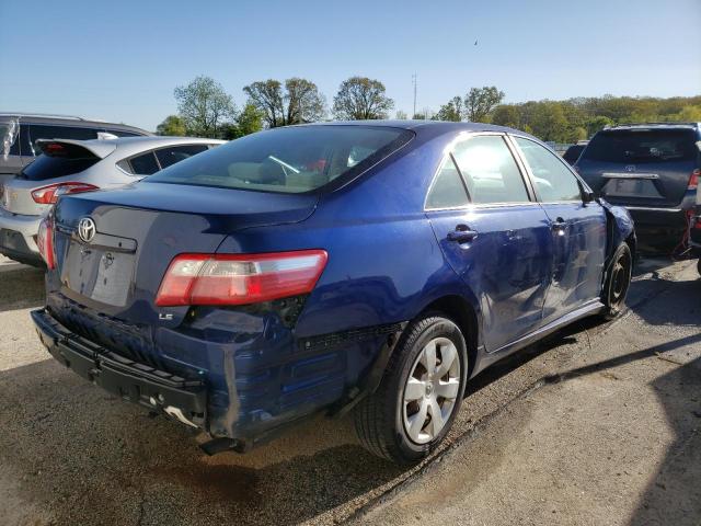 4T1BE46K87U020182 - 2007 TOYOTA CAMRY LE A CE BLUE photo 3