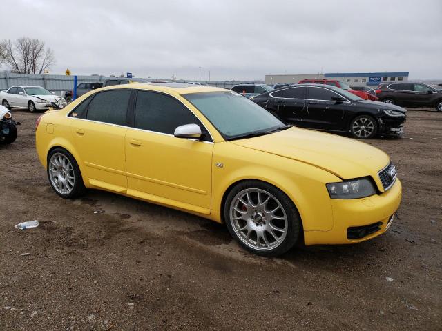 WAUPL68E55A044972 - 2005 AUDI S4 YELLOW photo 4